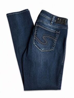 Fluide Skinny Jeans in Dark Blue Wash